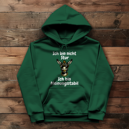 Damen Hoodie Ich bin nicht Stur