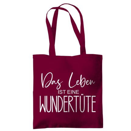 Tragetasche Das Leben ist eine Wundertüte