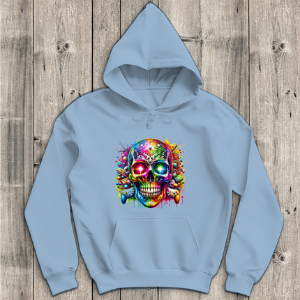 Herren Hoodie Gaming Skull