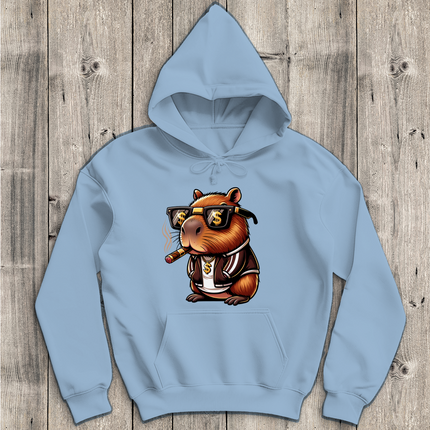 Herren Hoodie Gangster Capybara