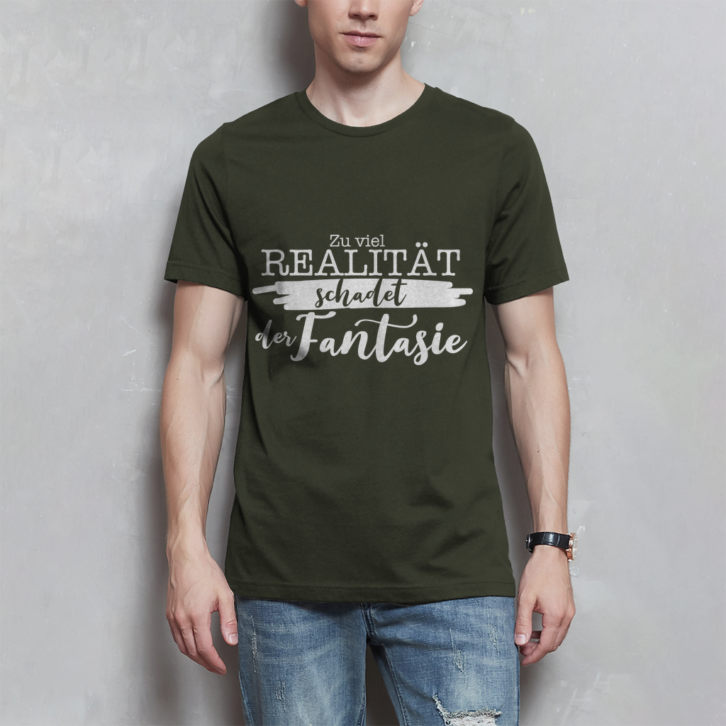 Herren T-Shirt Realität schadet der Fantasie