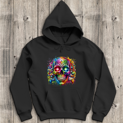 Herren Hoodie Gaming Skull