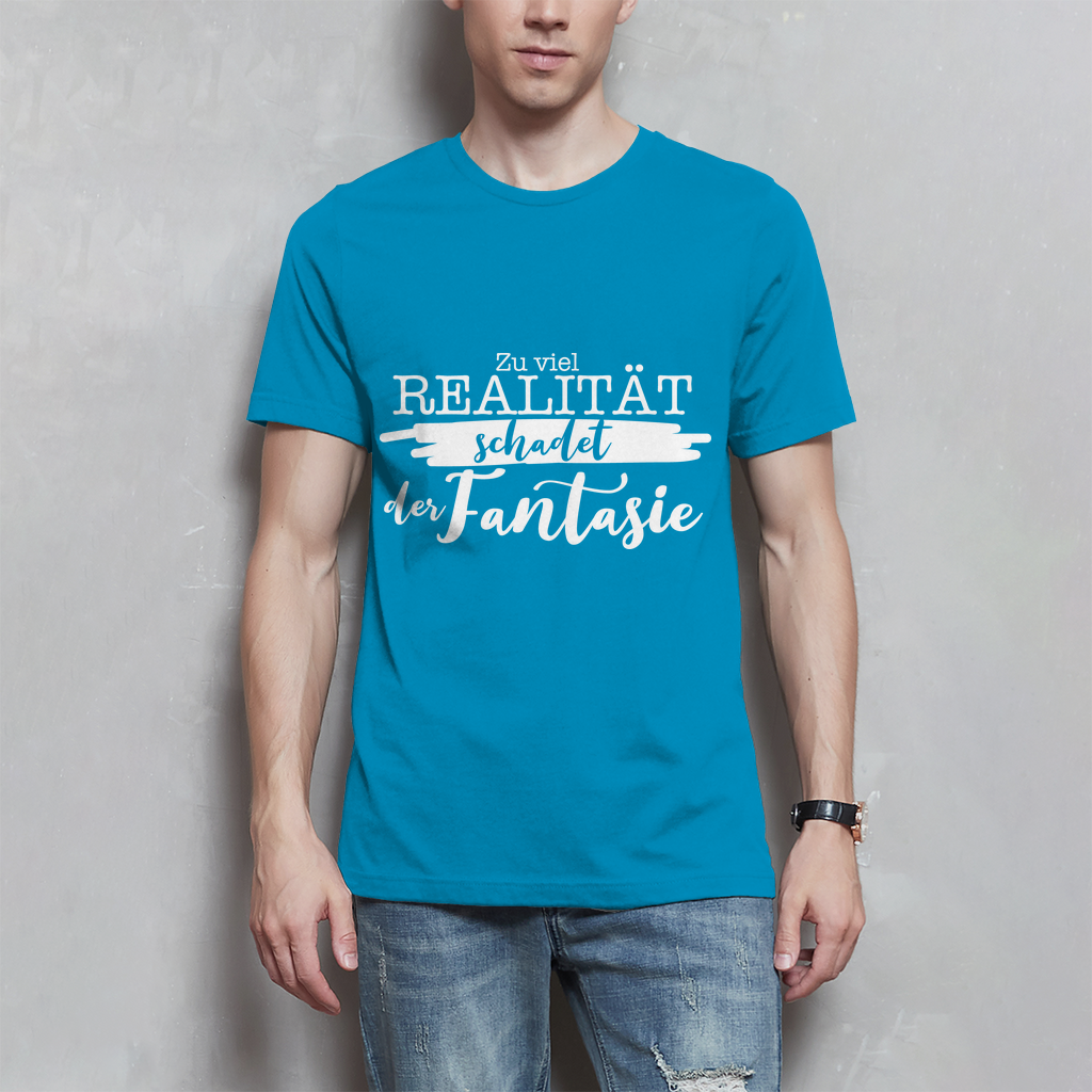 Herren T-Shirt Realität schadet der Fantasie