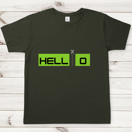Herren T-Shirt Hell o