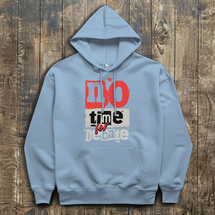 Herren Hoodie No time for debate - Chaos Designs Christoph Kalkbrenner