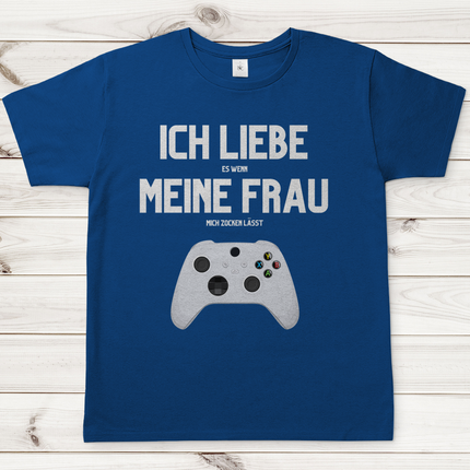 Herren T-Shirt Ich Liebe meine Frau XB
