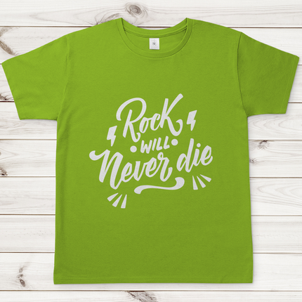 Herren T-Shirt Rock Will never Die