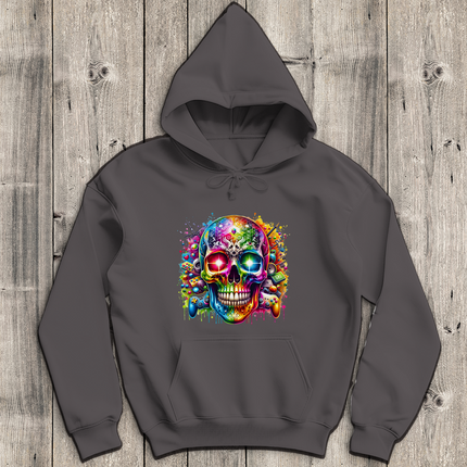 Herren Hoodie Gaming Skull