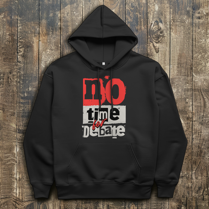 Herren Hoodie No time for debate - Chaos Designs Christoph Kalkbrenner