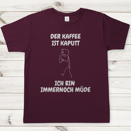 Herren T-Shirt Kaffee Kaputt