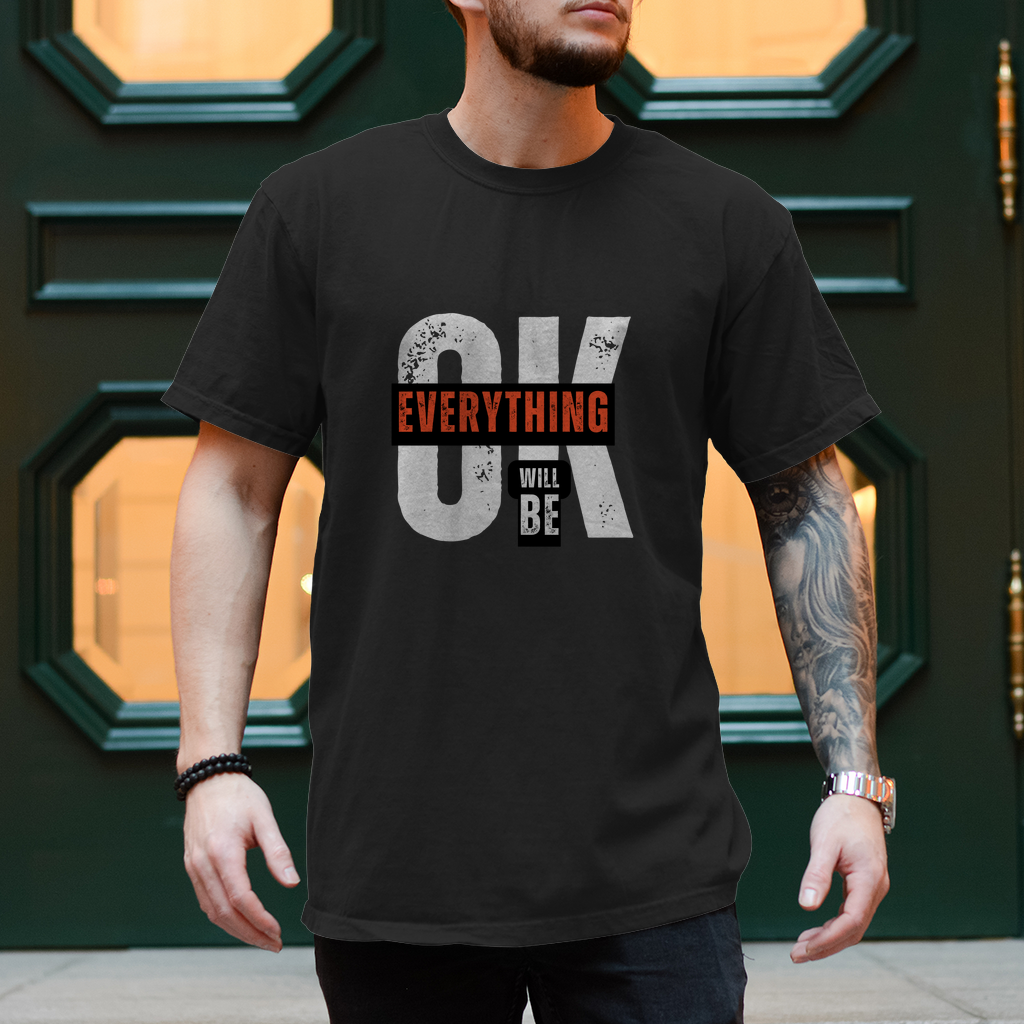 Herren T-Shirt Everything will be OK