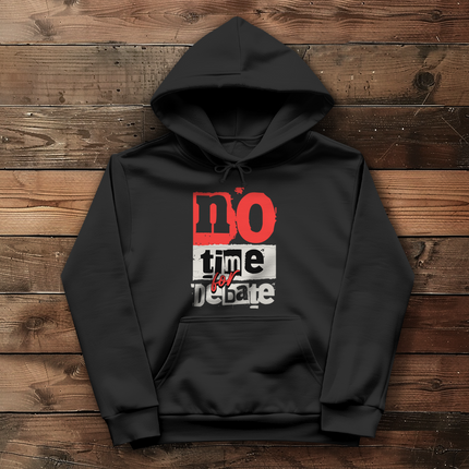 Damen Hoodie No time for debate - Chaos Designs Christoph Kalkbrenner