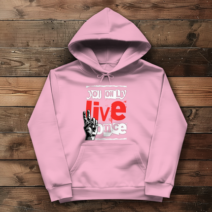 Herren Hoodie You only live once - Chaos Designs Christoph Kalkbrenner
