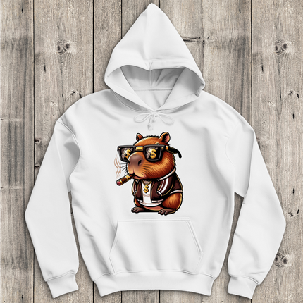 Herren Hoodie Gangster Capybara