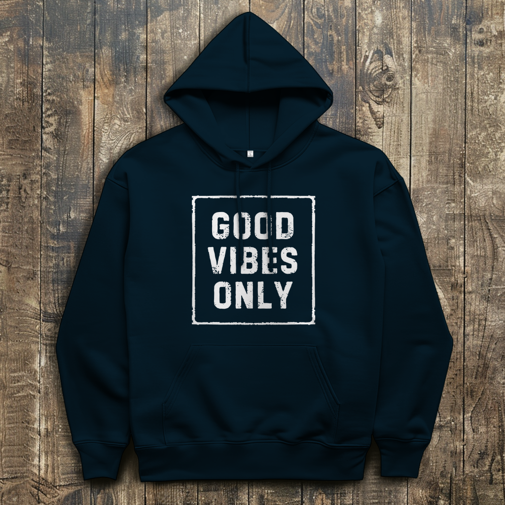 Herren Hoodie Good vibes only