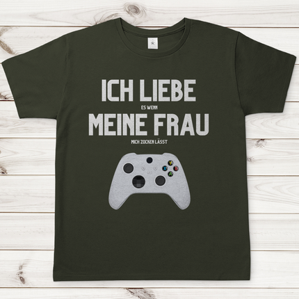Herren T-Shirt Ich Liebe meine Frau XB