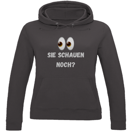 Damen Hoodie Sie schauen noch? - Chaos Designs Christoph Kalkbrenner