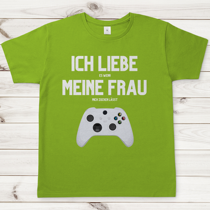 Herren T-Shirt Ich Liebe meine Frau XB