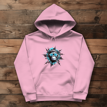 Damen Hoodie Monkey - Chaos Designs Christoph Kalkbrenner