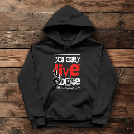 Herren Hoodie You only live once - Chaos Designs Christoph Kalkbrenner