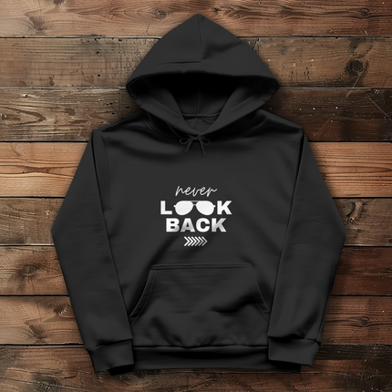Damen Hoodie Never look  back - Chaos Designs Christoph Kalkbrenner
