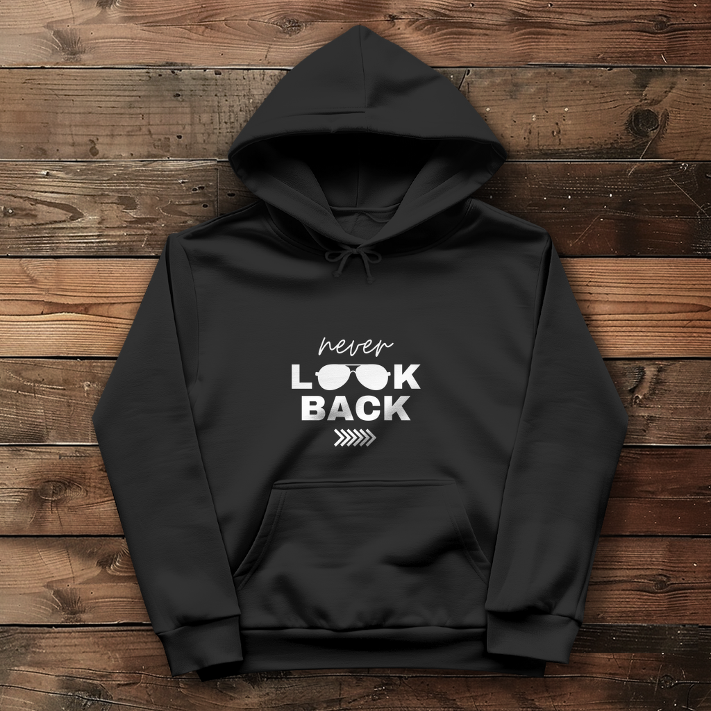 Damen Hoodie Never look  back