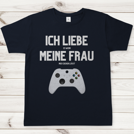 Herren T-Shirt Ich Liebe meine Frau XB