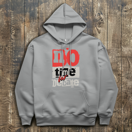 Herren Hoodie No time for debate - Chaos Designs Christoph Kalkbrenner